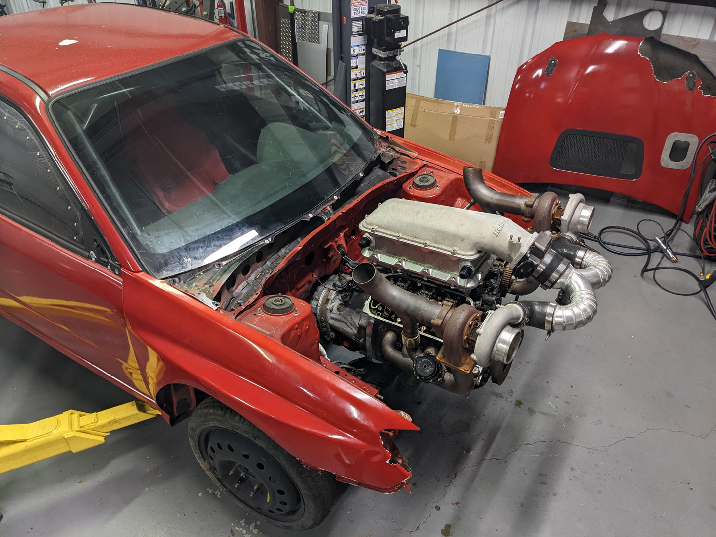 Honda J-series (Gen 1) to Subaru EJ transmission