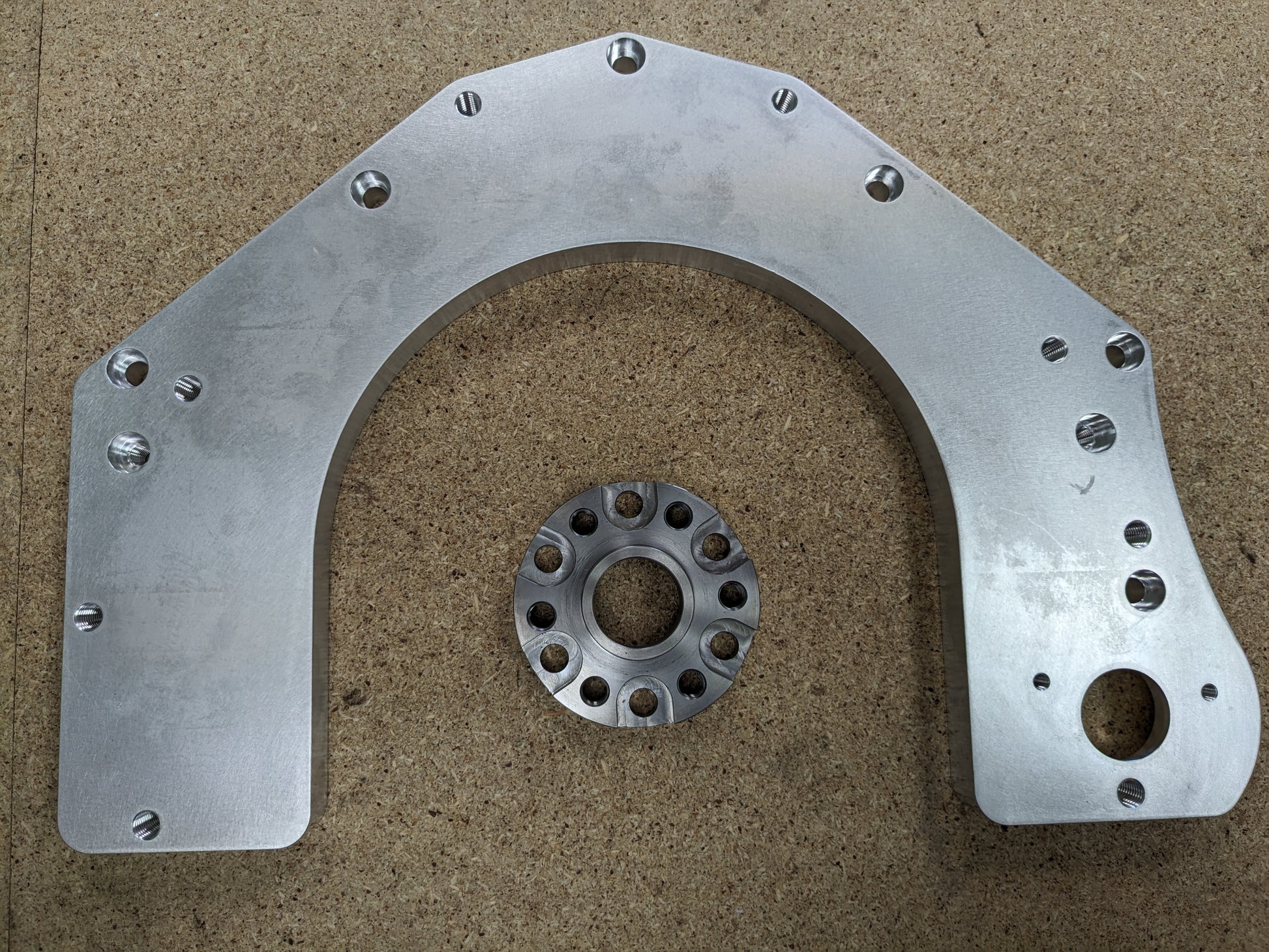 PACH301: Chevrolet LS1/2/3 to Ford Modular (ref.6R80) V8 or Ford Small Block (AOD) V8 Automatic Transmission Adapter Kit