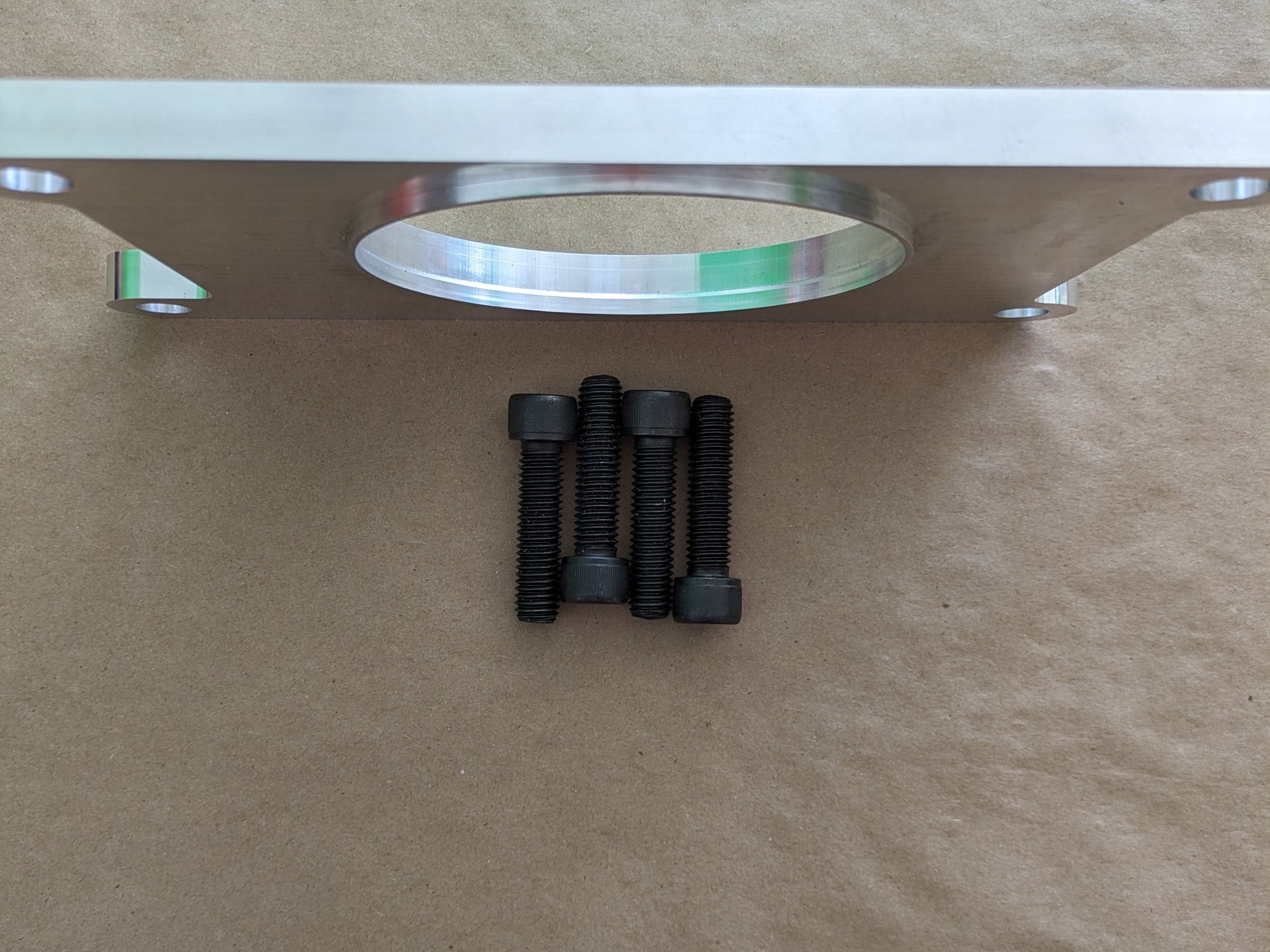 PACH201: Chevrolet S10 T5 (1984 to early 1993) to most 1955 & up Chevy/GM 3 & 4-speed Bellhousing Adapter Kit
S10 T5 to Chevy 3 & 4 speed bellhousing spacer plate