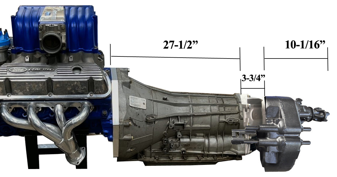 Ford Small Block to Ford Modular (4R70/6R80/10R80) V8 Transmission