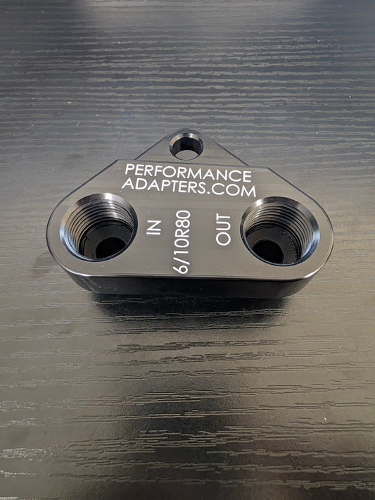 6R80/10R80 - Transmission Cooler Adapter Fitting-Straight Out Female (#PATCA6R10R80-ST-FEMALE)