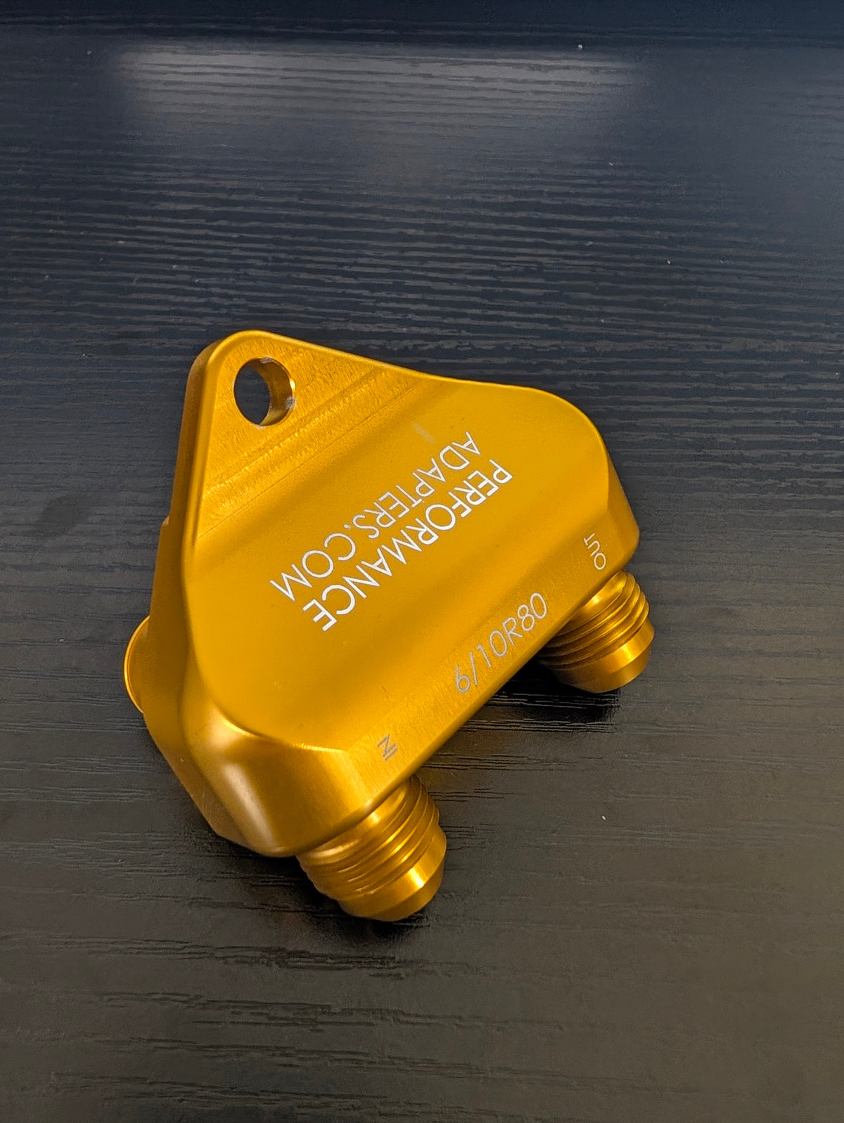 6R80/10R80 - Transmission Cooler Adapter Fitting Forward Facing Male (#PATCA6R10R80-FF-MALE)