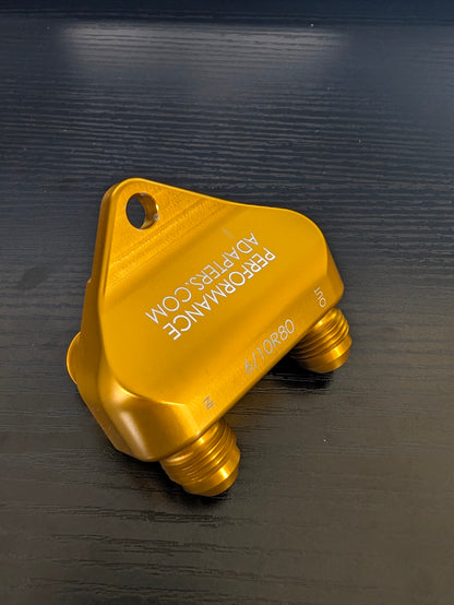 6R80/10R80 - Transmission Cooler Adapter Fitting Forward Facing Male (#PATCA6R10R80-FF-MALE)