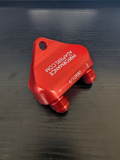 6R80/10R80 - Transmission Cooler Adapter Fitting Forward Facing Male (#PATCA6R10R80-FF-MALE)