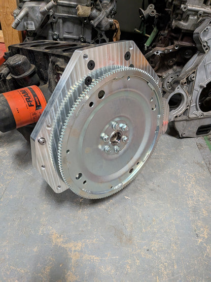 PAFO701:  Ford Lima 2.3L OHC to Ford Modular (ref.6R80) V8 or Ford Small Block (AOD) V8 Automatic Transmission Adapter Kit