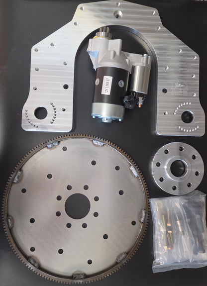 PADO302: Dodge/Chrysler/DeSoto/Mopar Flathead Inline-8 to Chevy/GM/BOP (ref.TH350/TH400) V8 Automatic Transmission Adapter Kit