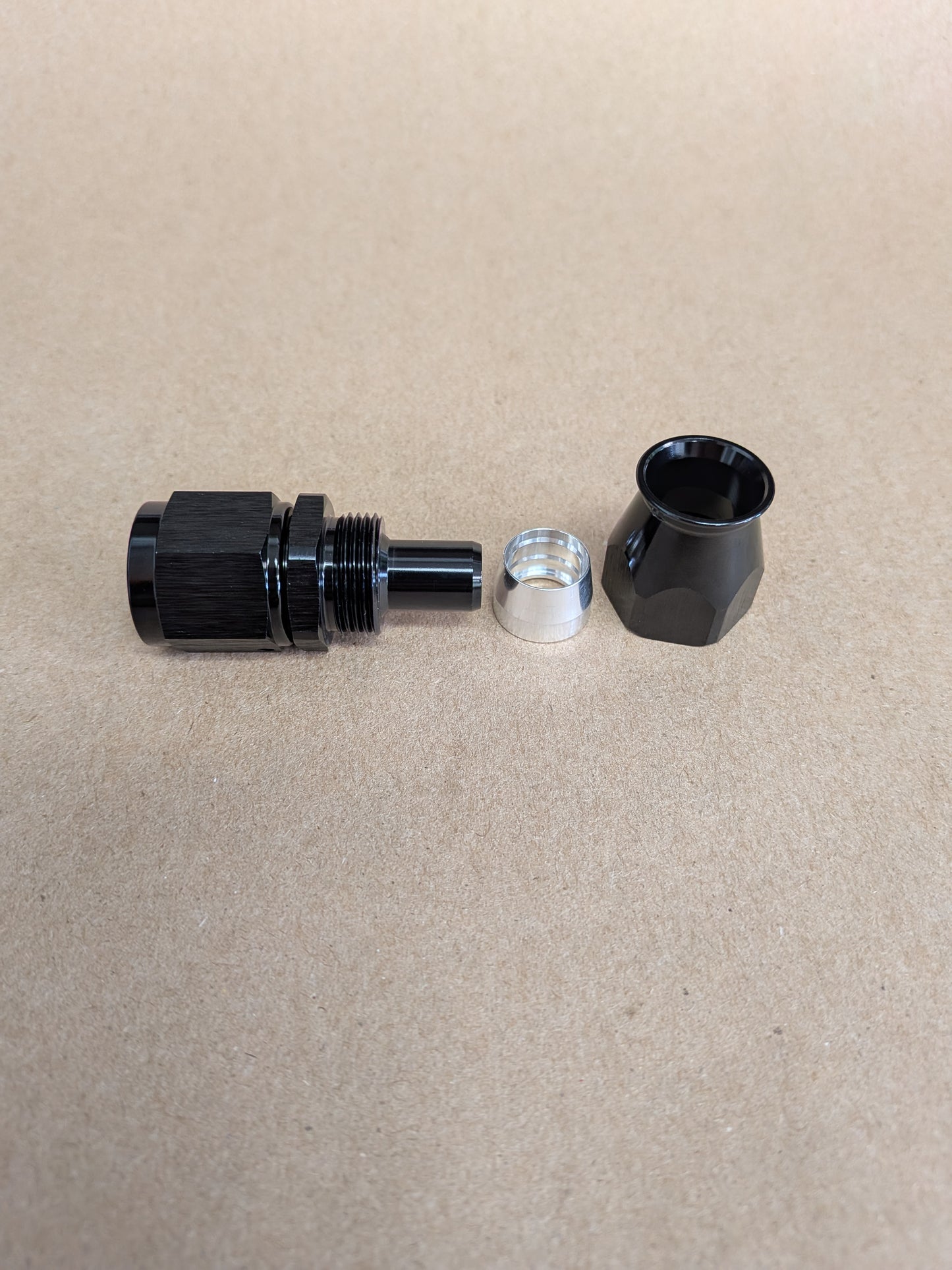 6R80/10R80 - Transmission Cooler Kit – Complete w/ Adapters & Fittings (#PATCK6R10R)
8AN Straight Swivel Hose Fitting-Black Anodized (#PAHSW-TCK)