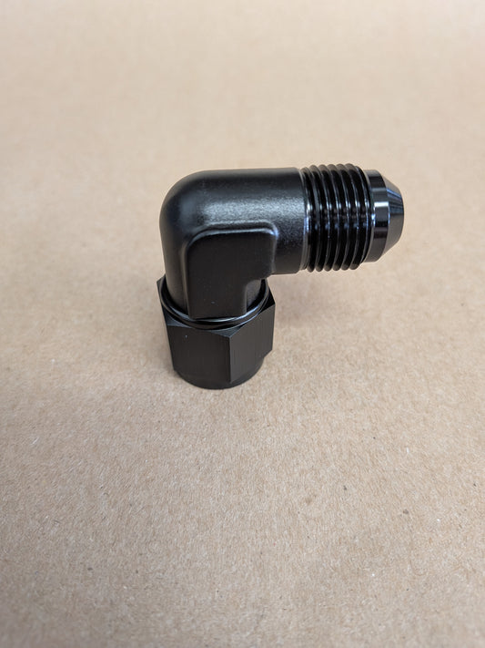 6R80/10R80 - Transmission Cooler Kit – Complete w/ Adapters & Fittings (#PATCK6R10R)
8AN 90° Swivel Fitting-Black Anodized (#PAHSW90-TCK)