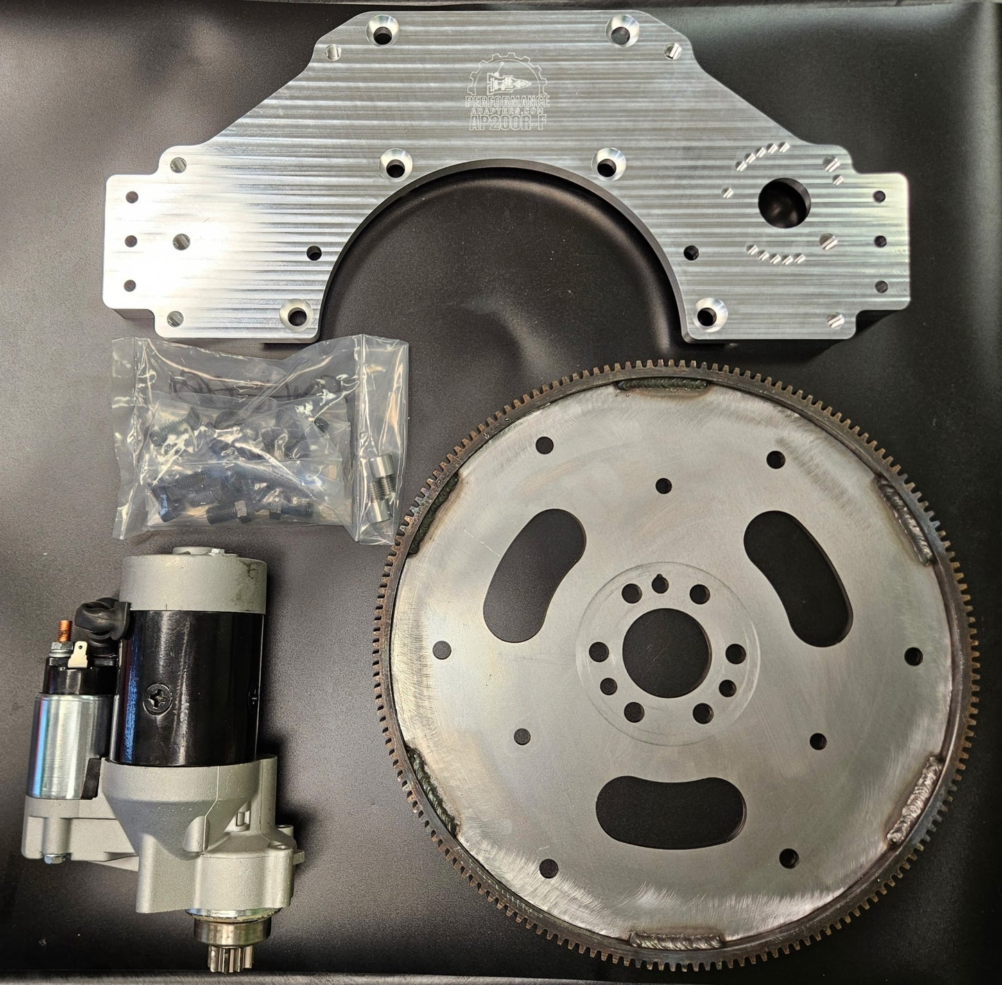 PACH101: Chevrolet Inline/Straight-6 (216/235/261) to Chevy/GM (ref.TH350/TH400) V8 Automatic Transmission Adapter Kit