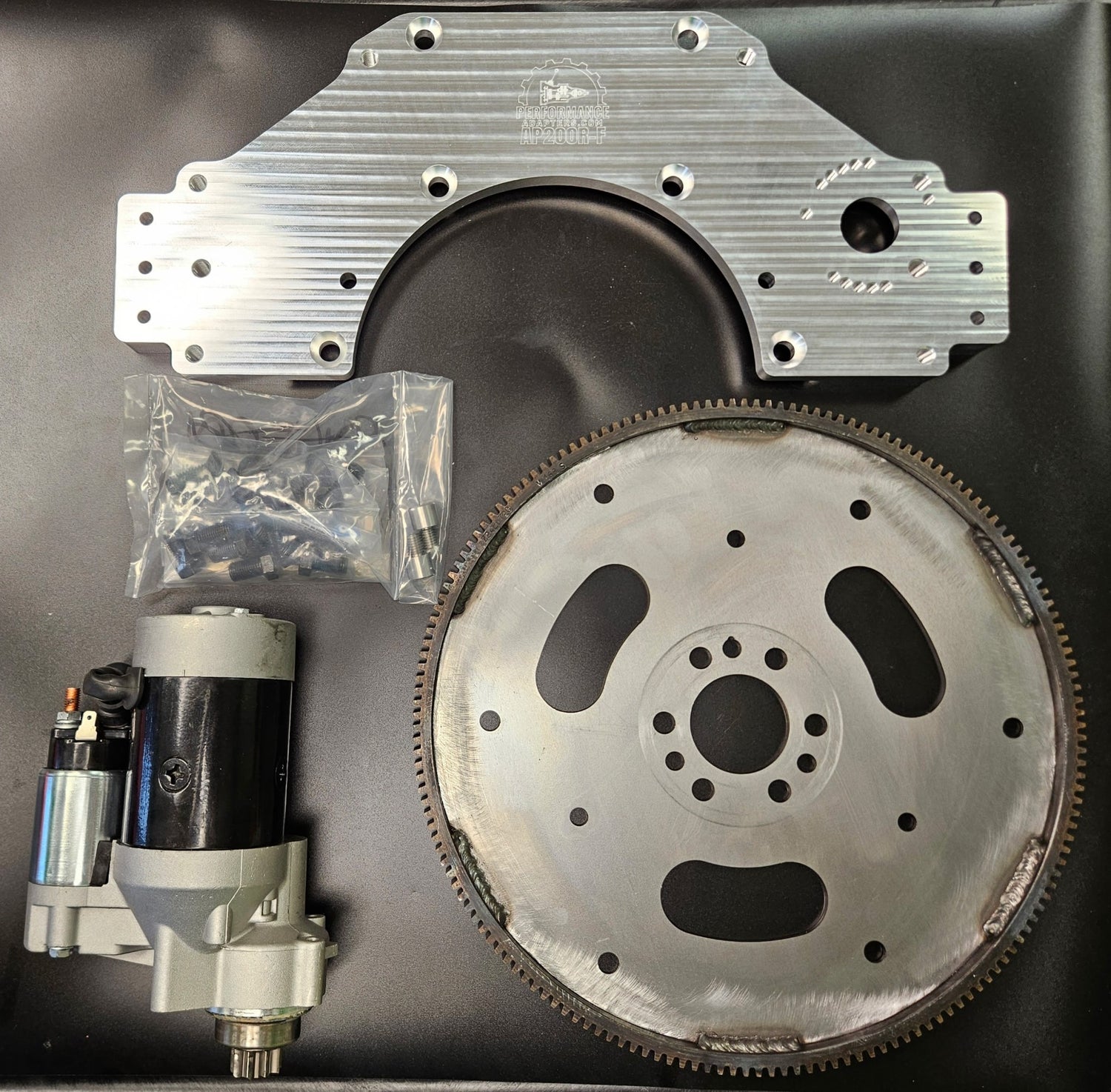 PACH101: Chevrolet Inline/Straight-6 (216/235/261) to Chevy/GM (ref.TH350/TH400) V8 Automatic Transmission Adapter Kit