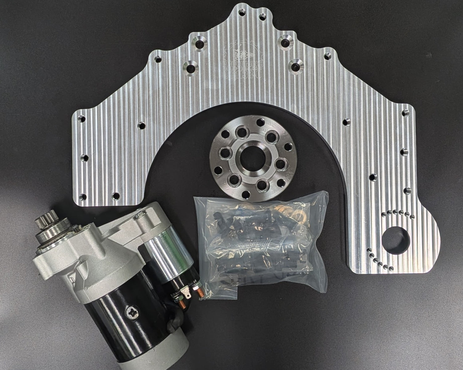 PAFO702: Ford Lima 2.3L OHC to Chevy/GM (ref.TH350/TH400) V8 Automatic Transmission Adapter Kit