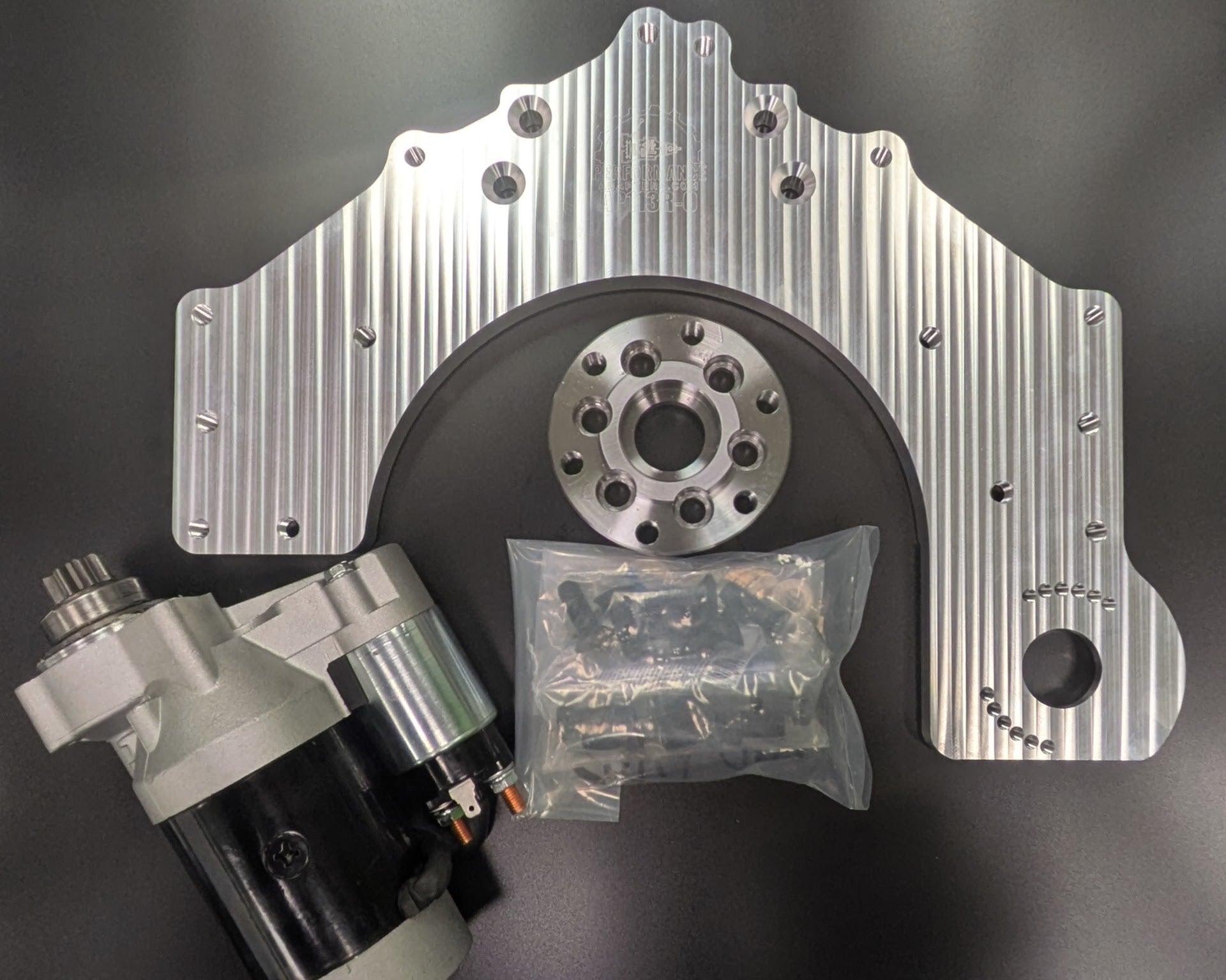 PAFO702: Ford Lima 2.3L OHC to Chevy/GM (ref.TH350/TH400) V8 Automatic Transmission Adapter Kit