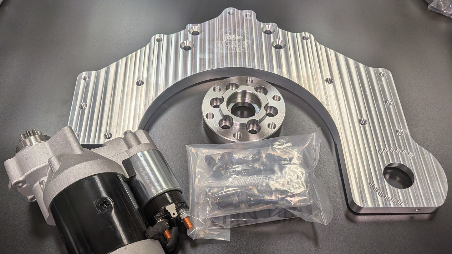 PAFO702: Ford Lima 2.3L OHC to Chevy/GM (ref.TH350/TH400) V8 Automatic Transmission Adapter Kit