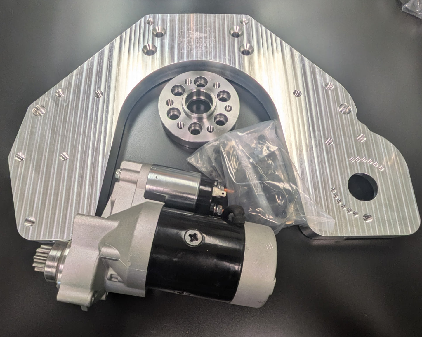 PAFO701: Ford Lima 2.3L OHC to Ford Modular (ref.6R80) V8 or Ford Small Block (AOD) V8 Automatic Transmission Adapter Kit