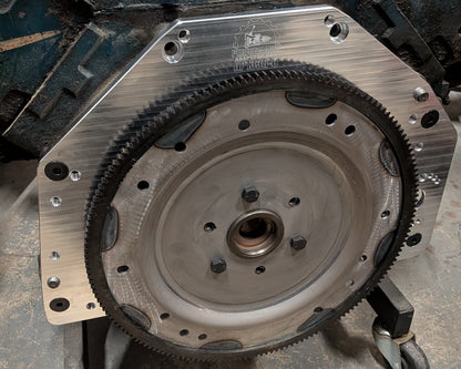 PAFO301: Ford FE (332/352/360/361/390/406/410/427/428) to Ford Modular (ref.6R80) V8 or Ford Small Block (AOD) V8 Automatic Transmission Adapter Kit
