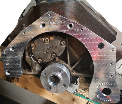 PAFO802: Ford 8ba Flathead V8 (1949-53) to Chevy/GM (ref.TH350/TH400) V8 Automatic Transmission Adapter Kit