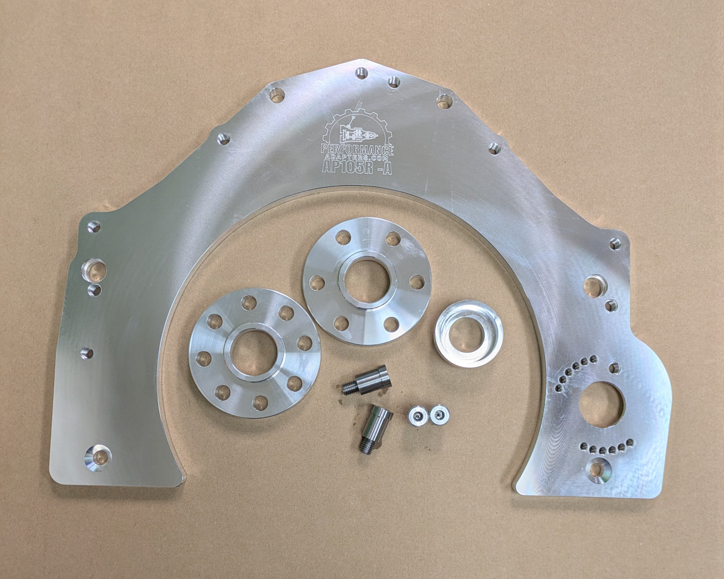 PAFO605: Ford Modular (Coyote) to Chevy/GM (ref.TH350/TH400) V8 Automatic Transmission Adapter Kit