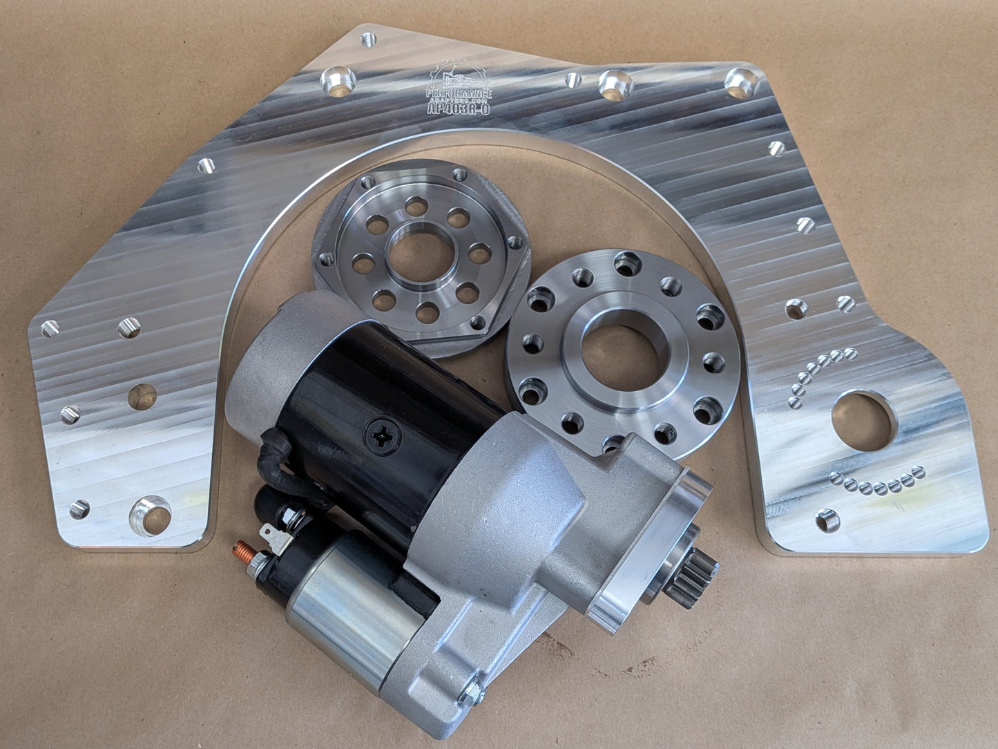 PAHO103: Honda K-series to Chevy/GM (ref.TH350/TH400) V8 Automatic -OR- Manual Transmission Adapter Kit